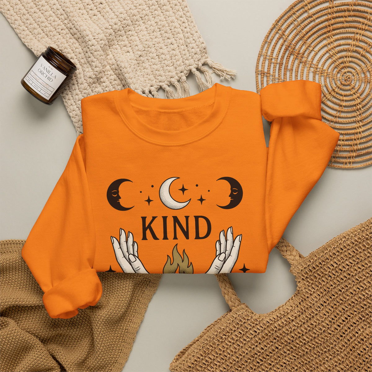 Healing Hands Sweatshirt Boho Chic Spiritual Gift Women Mystical Sweatshirt Therapeutic Hands Sweatshirt Bohemian Enthusiast Esoteric Sweatshirt Spirituality