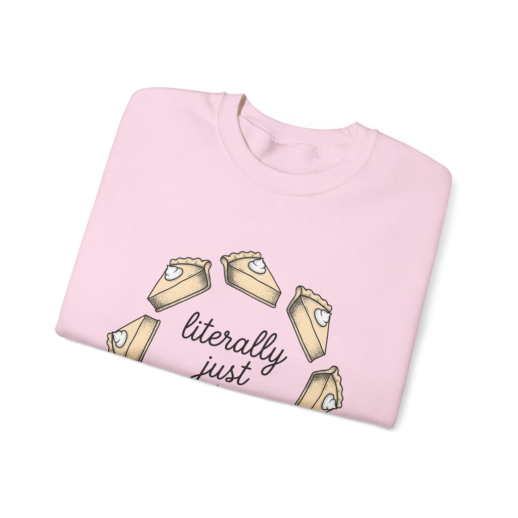 Pie Pieces Holiday Cuisine Gift Sketch Pastry Christmas Fan Hand Drawn Food Retro Cream Sweatshirt