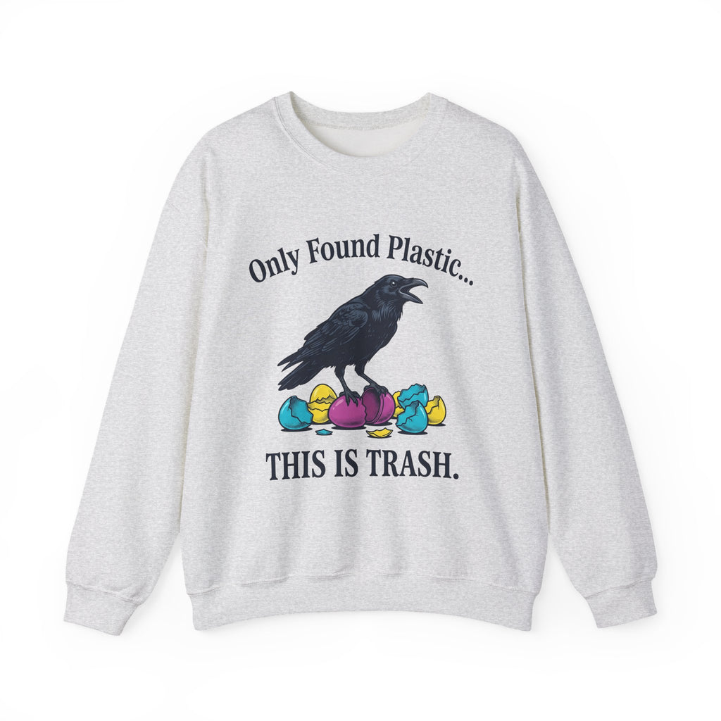 Crow Eggs Sweatshirt Easter Animal Gift Women Vintage Sweatshirt Raven Eggs Sweatshirt Easter Fan Retro Sweatshirt Creature Graphic Hand Drawn Egg Shells