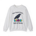 Crow Eggs Sweatshirt Easter Animal Gift Women Vintage Sweatshirt Raven Eggs Sweatshirt Easter Fan Retro Sweatshirt Creature Graphic Hand Drawn Egg Shells