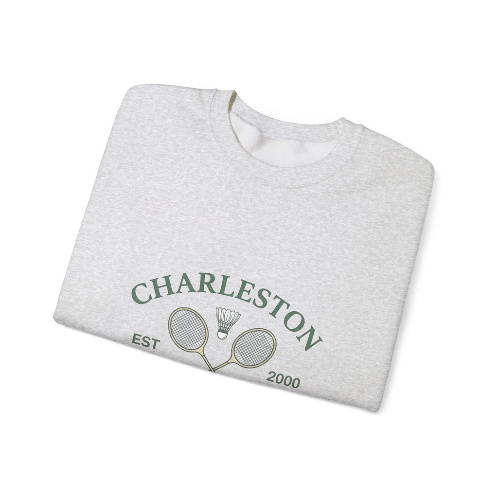 Badminton Racquets Badminton Group Gift Sketch Rackets Badminton Enthusiast Drawing Team Basic Birdie Sweatshirt
