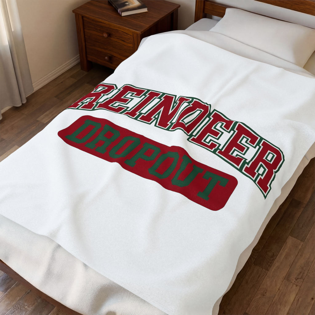 College Varsity Lettering Christmas Festival Gift Heavy Letterman Xmas Fan Bold Celebration Blanket