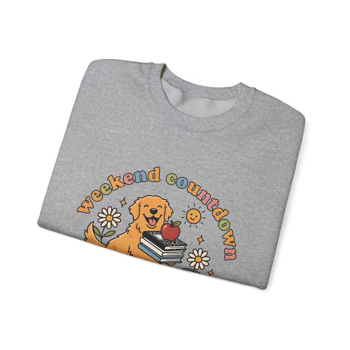 Golden Retriever Sweatshirt Teachers Education Gift Women Hand Drawn Sweatshirt Retriever Sweatshirt Educator Enthusiast Teacher Sweatshirt Learning Graphic