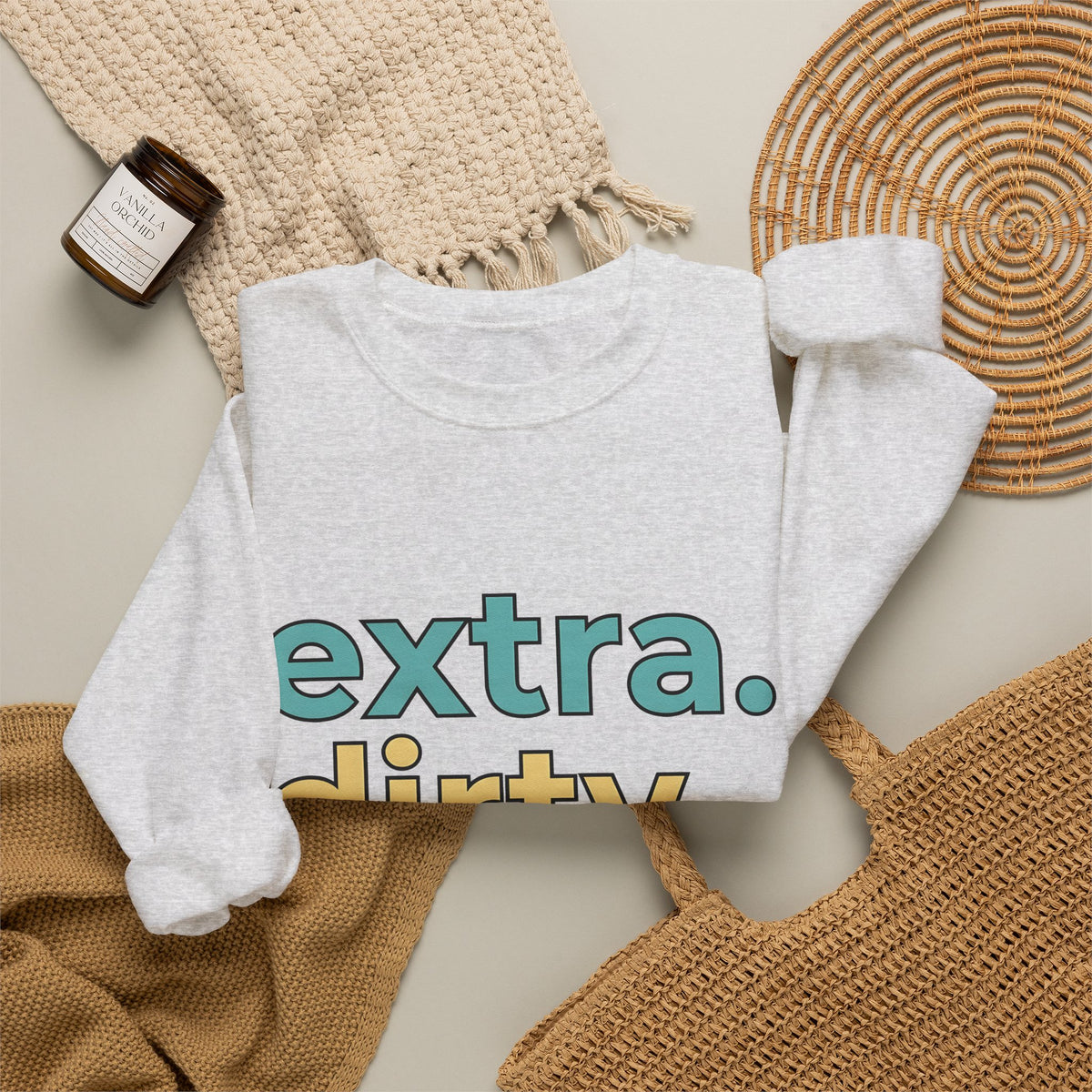 Loud Pastel Font Sweatshirt Coffee Culinary Gift Women Quirky Sweatshirt Bold Typography Sweatshirt Coffee Fan Java Enthusiast Retro Sweatshirt Food Graphic
