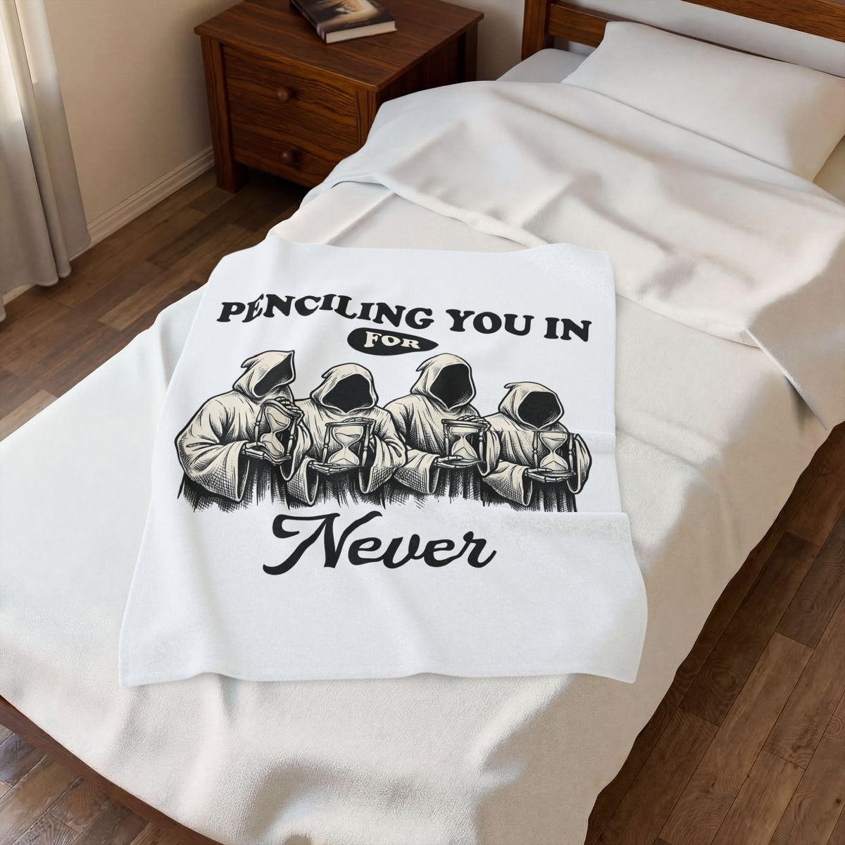 Reaper Skull Blanket Halloween Ghost Gift Women Eerie Blanket Grim Reaper Blanket Horror Fan Spooky Blanket Specter Graphic Old School Sand Timer