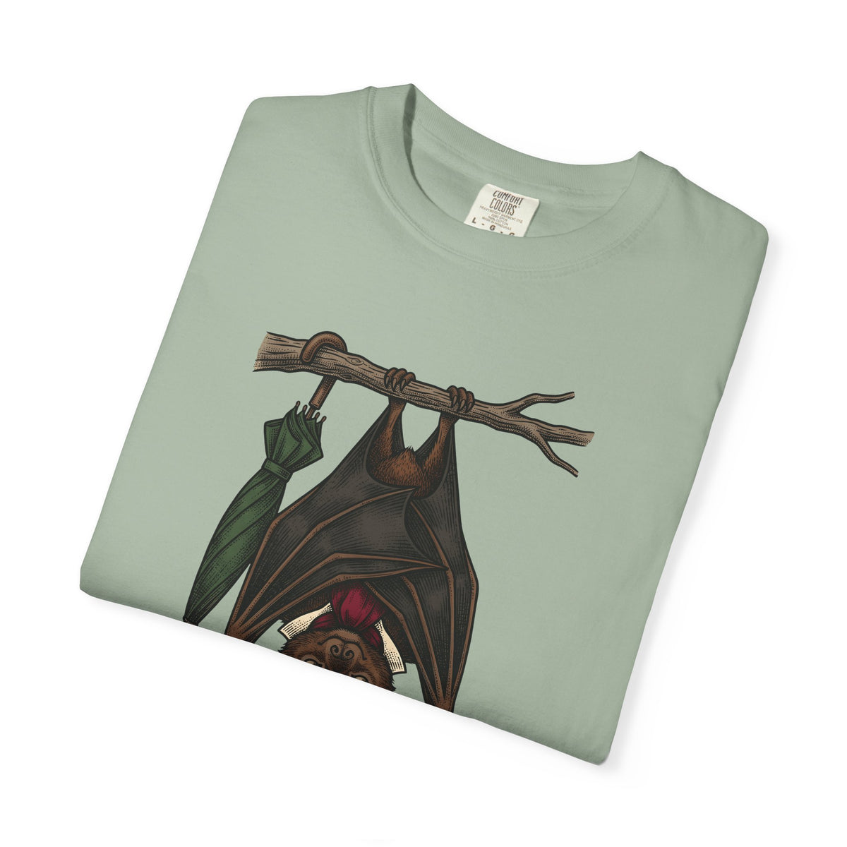 Bat Clipart T-Shirt Funny Creature Gift Women Doodle T-Shirt Bat T-Shirt Humor Fan Cartoon T-Shirt Beast Graphic Classic Parasol T-Shirt