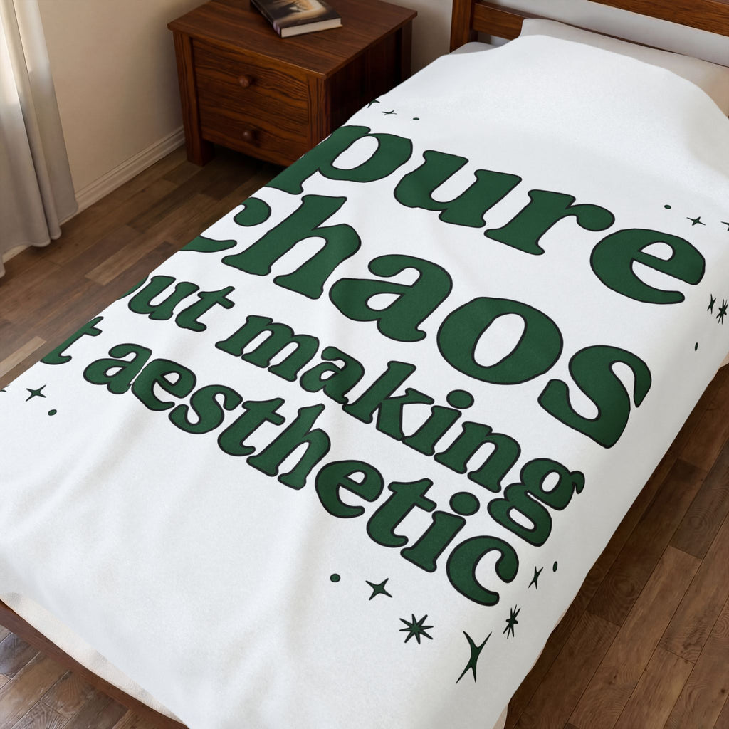 Retro Text Blanket Mom Humor Gift Women Playful Blanket Typography Blanket Motherhood Fan Funny Blanket Sarcasm Graphic Minimalist Stars Blanket