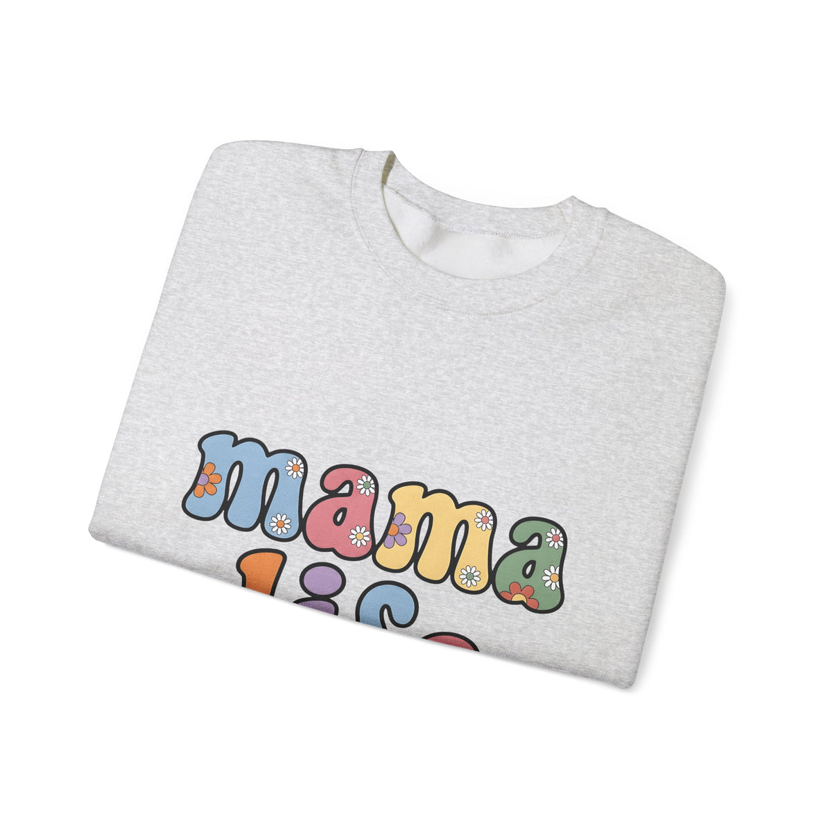 Bloom Typography Sweatshirt Moms Relatives Gift Women Boho Sweatshirt Typography Sweatshirt Motherhood Enthusiast Bohemian Sweatshirt Family Graphic Classic