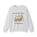 Funny Cat Sweatshirt Cat Joke Gift Women Cartoon Sweatshirt Kitten Sweatshirt Feline Fan Cartoonish Sweatshirt Pun Graphic Hand Drawn Paper Towel Sweatshirt