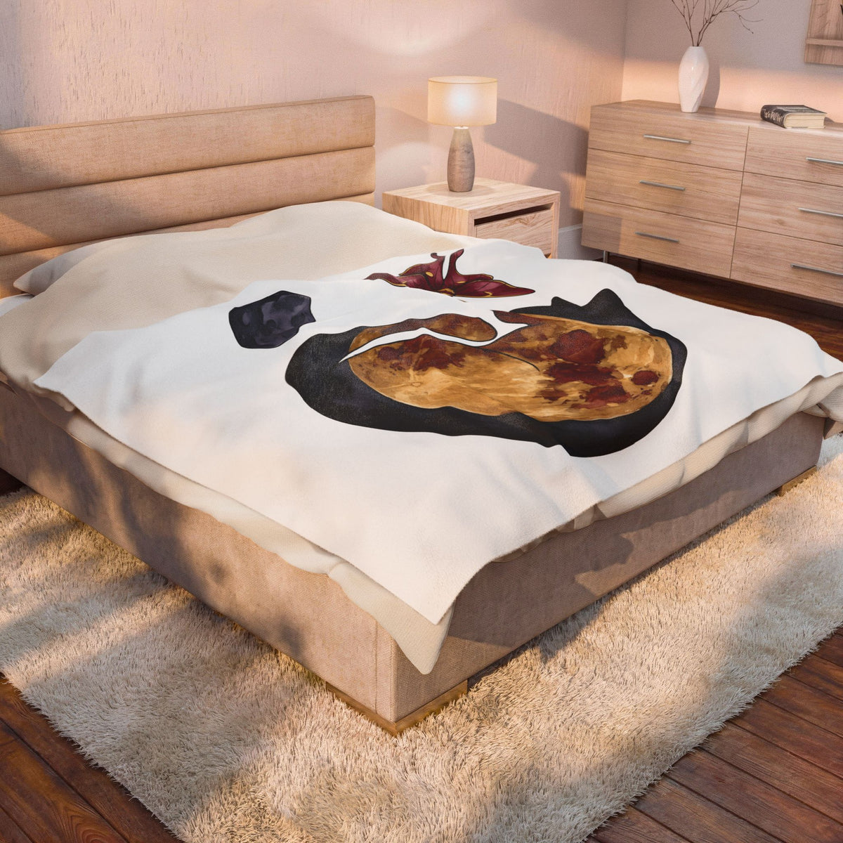 Night Cat Blanket Cat Cosmos Gift Women Paint Blanket Kitty Blanket Cat Fan Artistic Blanket Universe Graphic Galaxy Moth Blanket