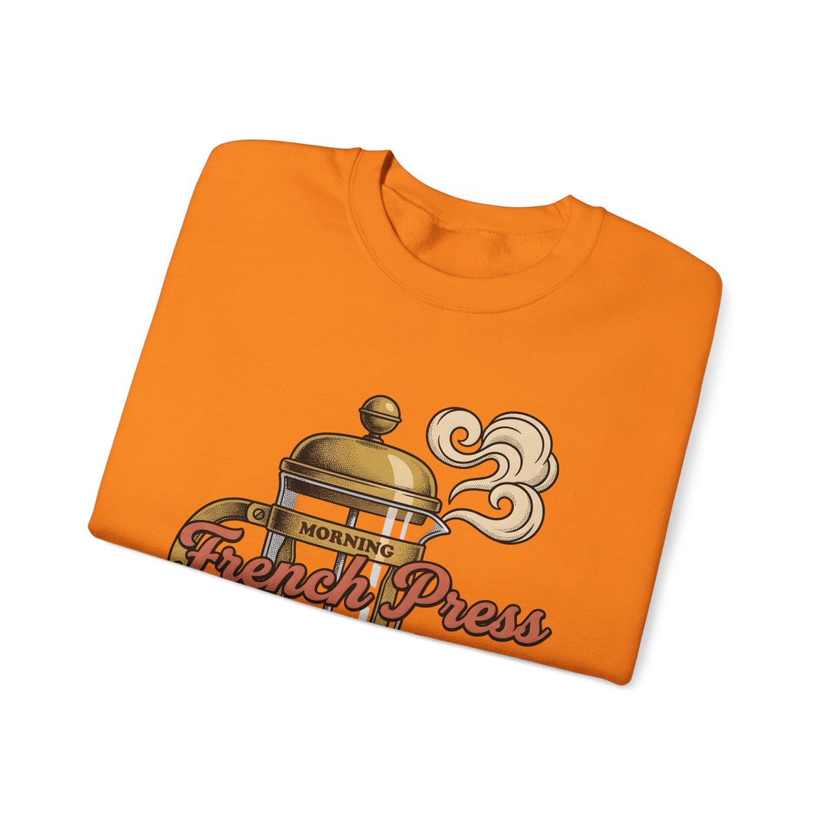 French Press Coffee Sweatshirt Coffee Cuisine Gift Women Hand Drawn Sweatshirt Cafetiere Sweatshirt Coffee Fan Coffee Bean Illustration Graphic Line Art