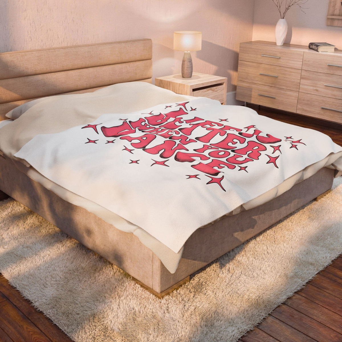 Classic Font Blanket Moms Ballroom Gift Women 70s Blanket Typography Blanket Motherhood Fan Vintage Blanket Dance Graphic Retro Glimmers Blanket
