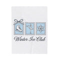 Ice Figure Blanket Sports & Activities Frost Gift Women Antique Artwork Blanket Ice Sculpture Blanket Athlete Enthusiast Vintage Art Blanket Frosty
