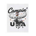 Deer Rv Blanket America Hiking Gift Women Rustic Blanket Camper Blanket Patriot Fan Country Blanket Trekker Graphic Doodle Shining Stars Blanket