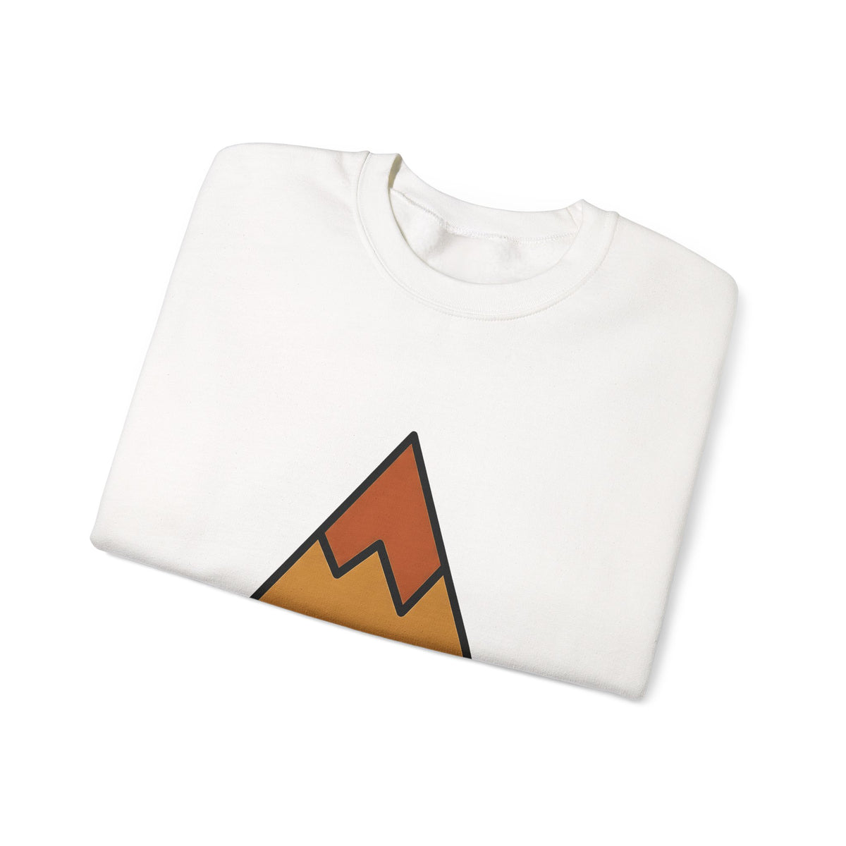 Mountain Nature Outdoors Gift Minimalist Peak Wilderness Enthusiast Simple Adventure Sweatshirt