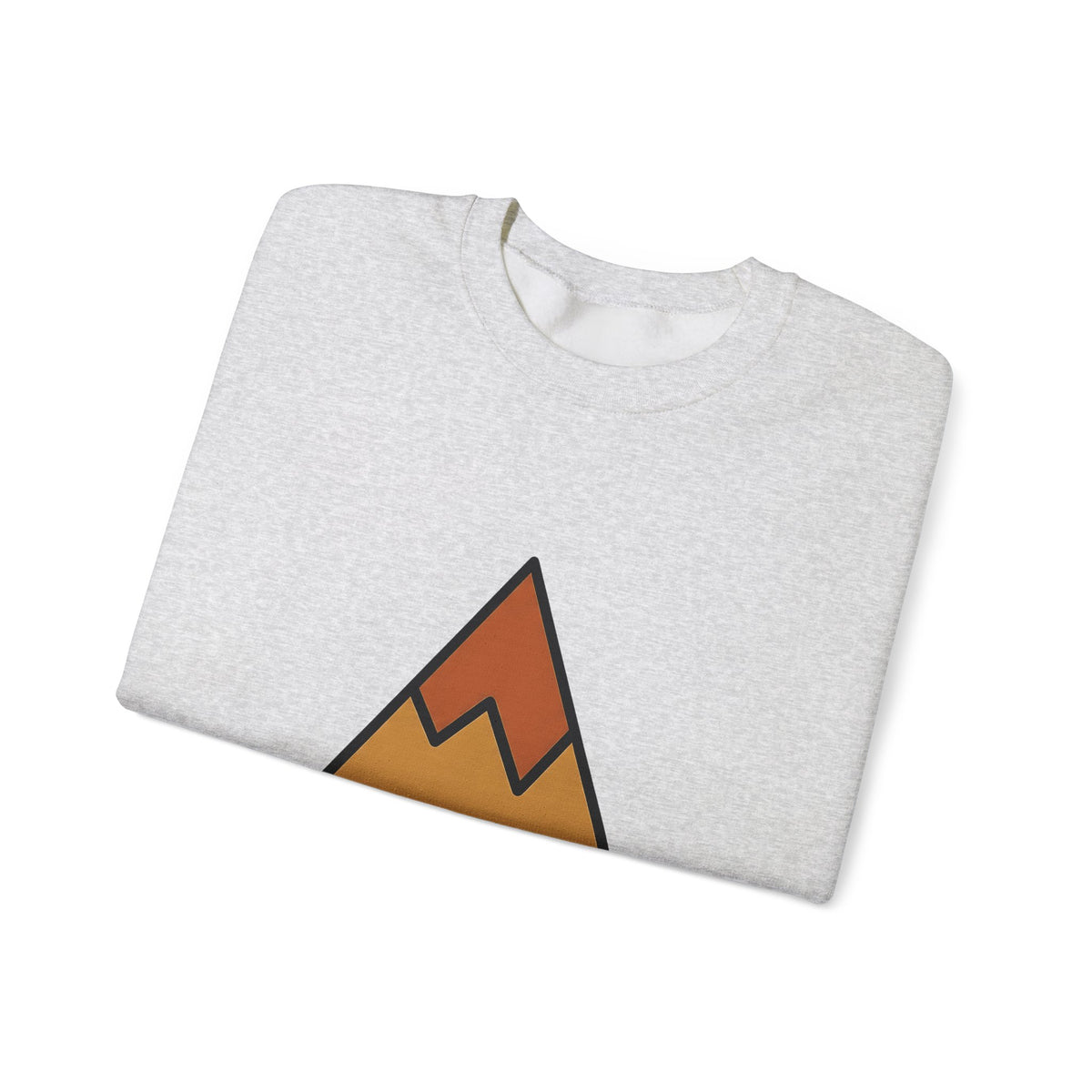 Mountain Nature Outdoors Gift Minimalist Peak Wilderness Enthusiast Simple Adventure Sweatshirt