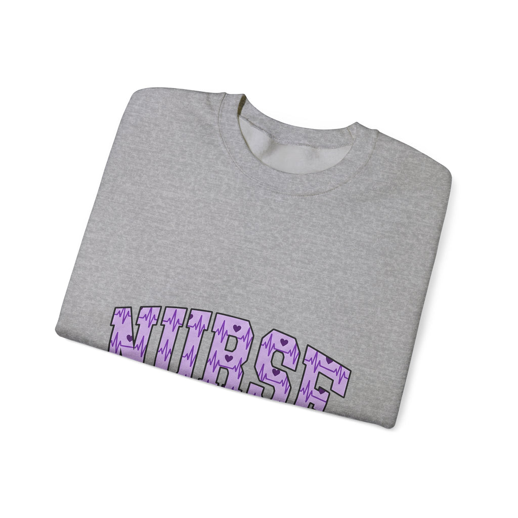 Heartbeat Pattern Sweatshirt Nurse Medical Gift Women Bold Sweatshirt Pulse Sweatshirt Healthcare Enthusiast Graphic Sweatshirt Medical Illustration Doctor