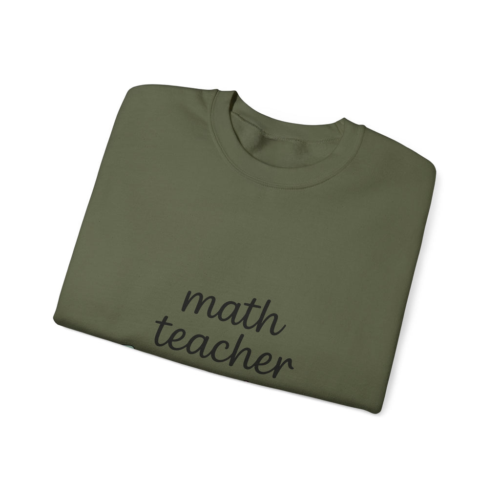 Math Tools Sweatshirt Teacher School Gift Women Cute Sweatshirt Geometry Sweatshirt Educator Enthusiast Adorable Sweatshirt Classroom Graphic Hand Drawn Daisy
