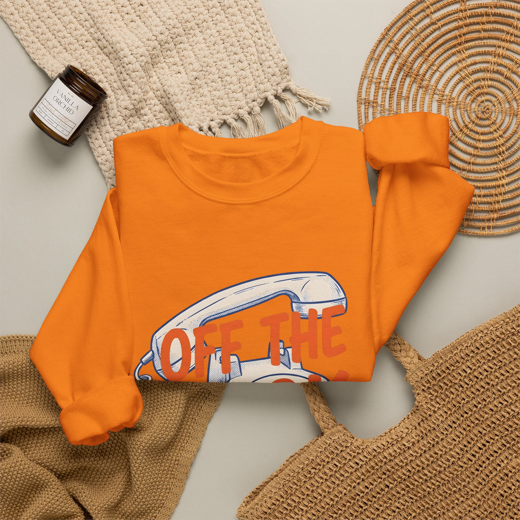 Vintage Telephone Sweatshirt Funny Comedy Gift Women Retro Sweatshirt Old Phone Sweatshirt Humor Fan Vintage Style Sweatshirt Comedy Graphic Throwback Thick