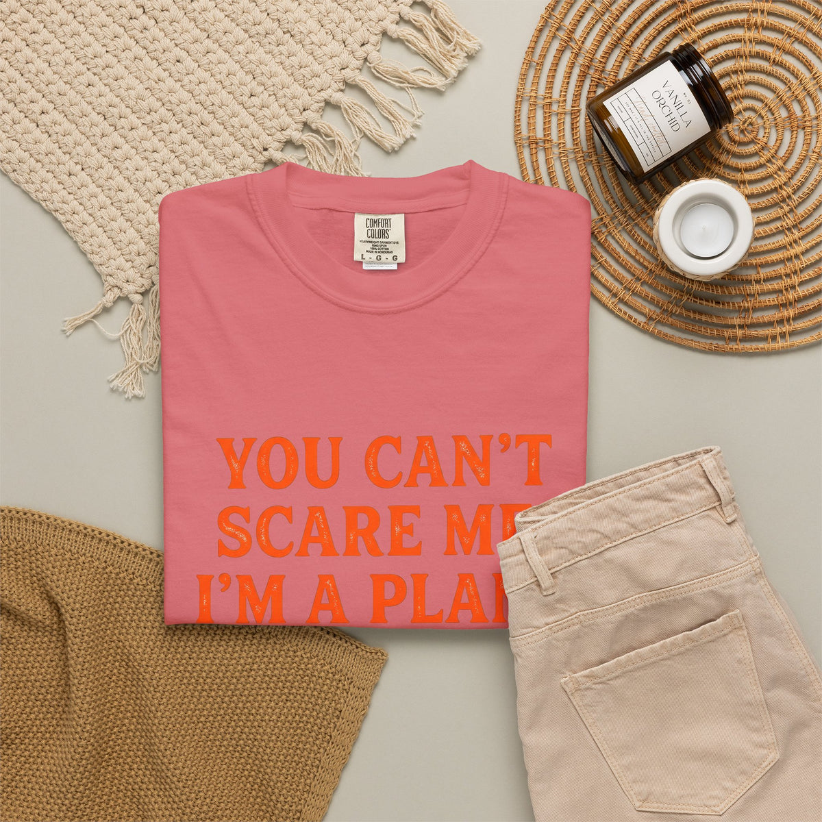 Autumn Leaves Halloween Plant Gift Bold Fall Foliage Spooky Fan Vintage Fall Foliage T-Shirt