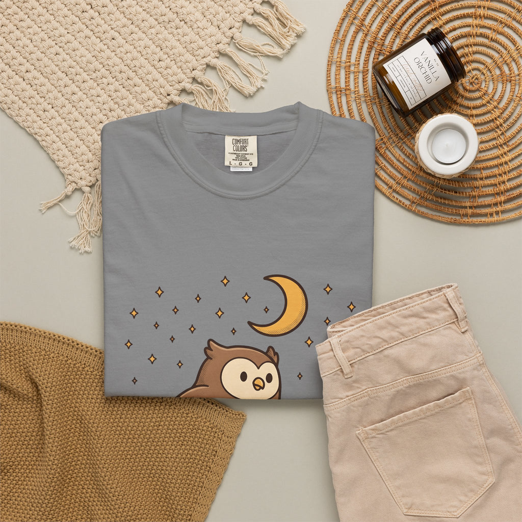 Owl Skating Shoes T-Shirt Sports Creatures Gift Women Kawaii T-Shirt Roller Skates T-Shirt Athlete Fan Animal Graphic T-Shirt Classic Music Player