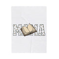 Open Book Blanket Mom Novels Gift Women Cartoon Blanket Booklet Blanket Mother Fan Illustrated Blanket Book Graphic Line Art Stars Blanket