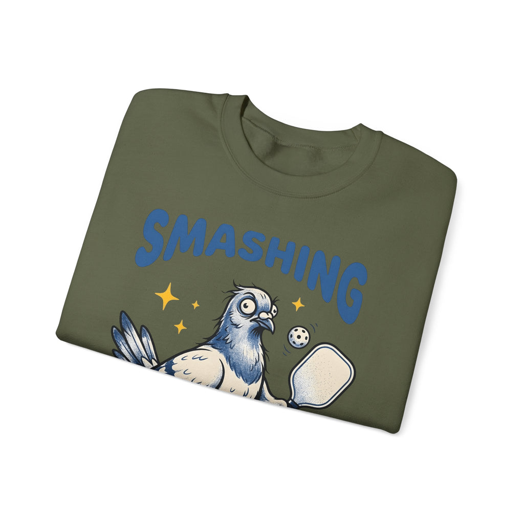 Flying Bird Pickleball Sweatshirt Pickleball Critters Gift Women Drawing Sweatshirt Pickleball Sweatshirt Pickleball Fan Illustrations Sweatshirt Creature