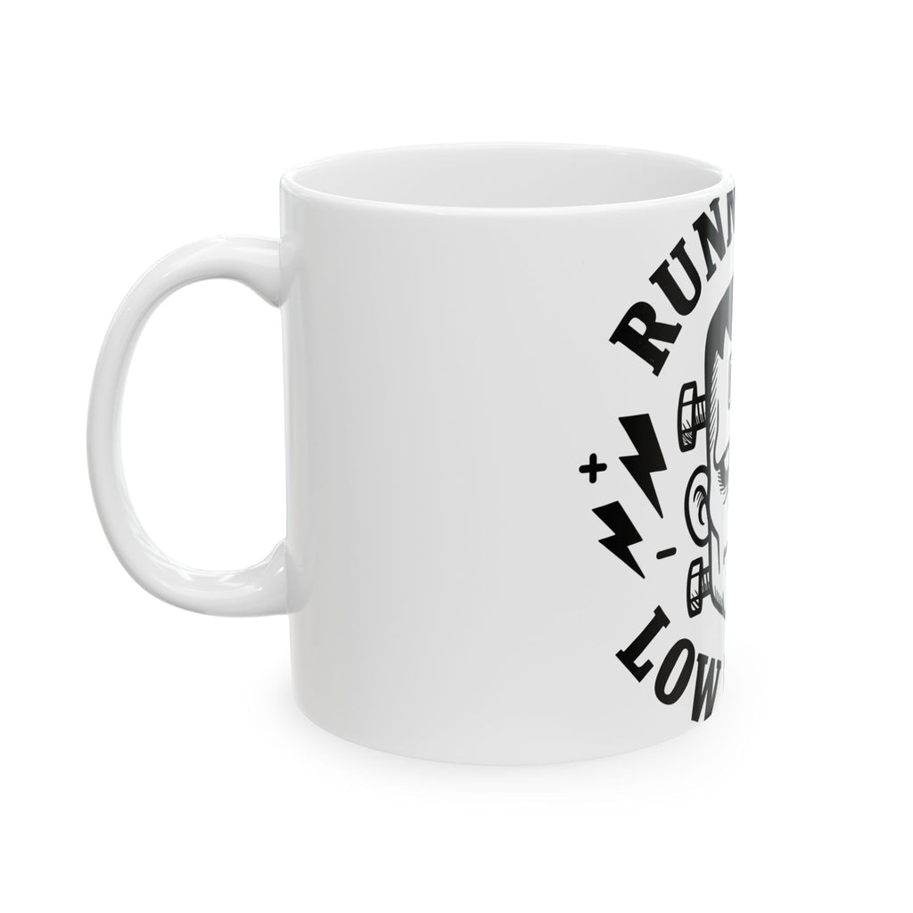 Frankenstein Figure Mug Halloween Gag Gift Women Caricature Mug Monster Mug Horror Fan Spooky Mug Prank Graphic Hand Drawn Energy