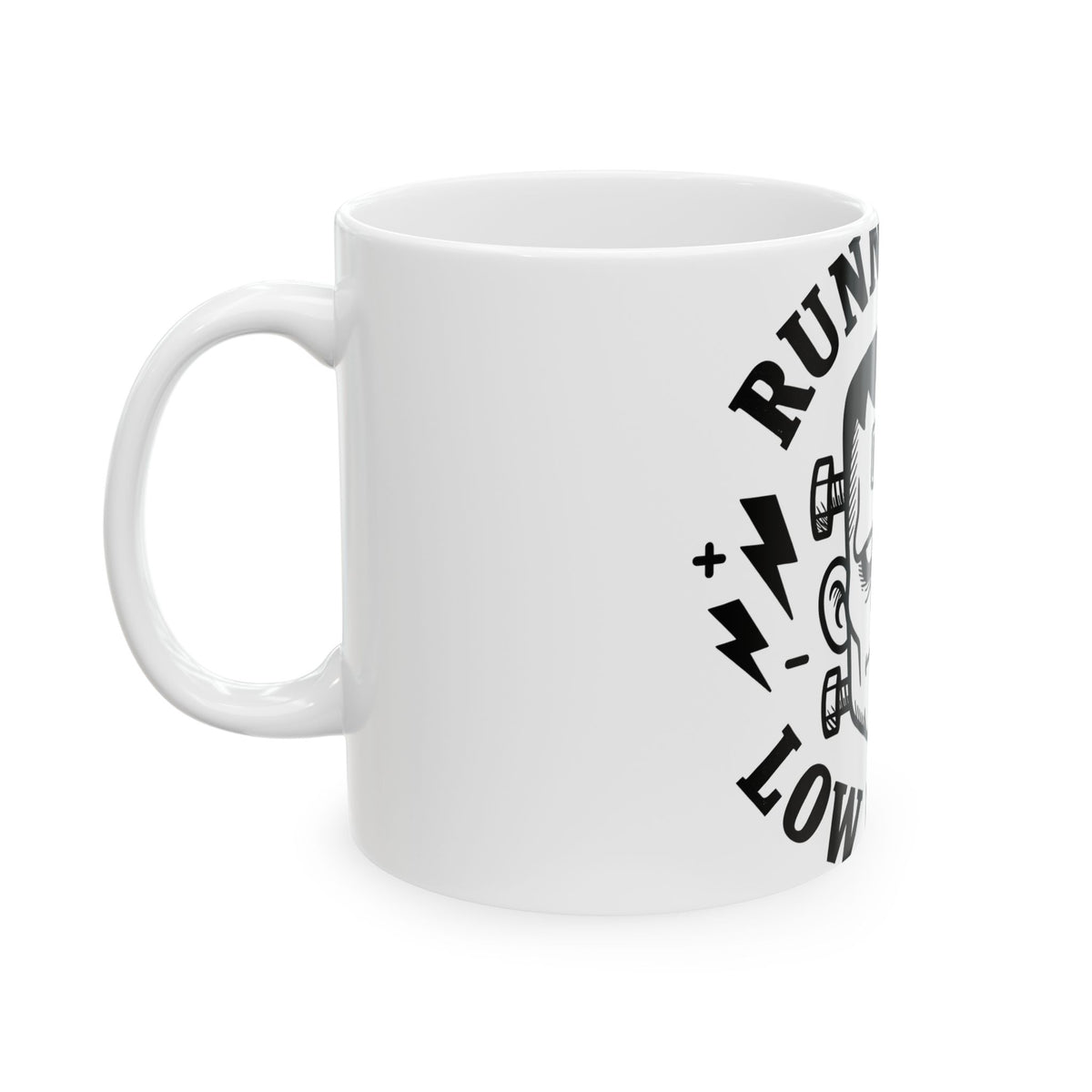Frankenstein Figure Mug Halloween Gag Gift Women Caricature Mug Monster Mug Horror Fan Spooky Mug Prank Graphic Hand Drawn Energy