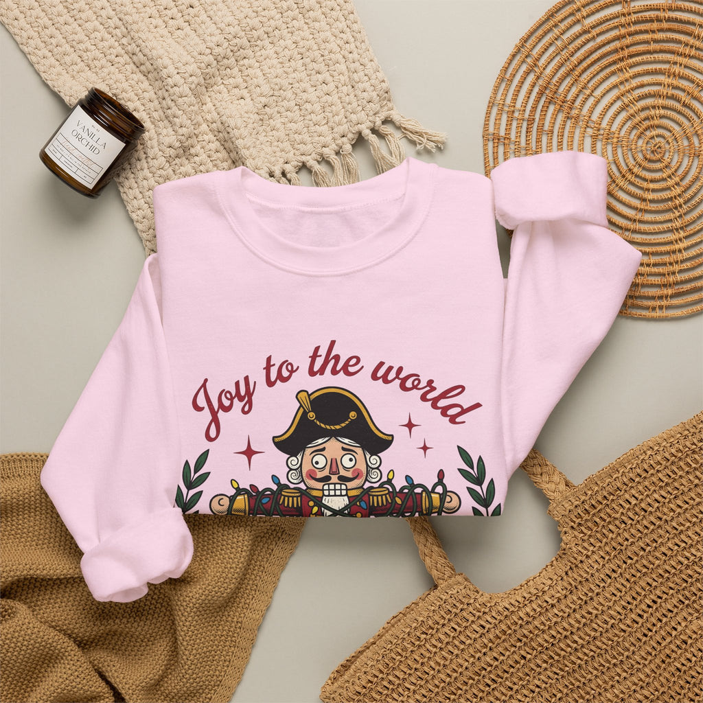 Nutcracker Illustration Sweatshirt Christmas Comedy Gift Women Caricature Sweatshirt Christmas Soldier Sweatshirt Xmas Fan Cartoon Sweatshirt Humor Graphic