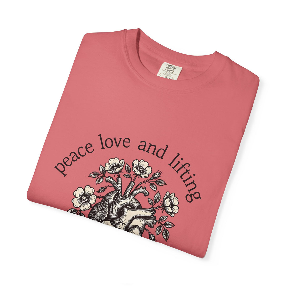 Heart Anatomy Flowers T-Shirt Fitness Exercise Gift Women Garden T-Shirt Heart T-Shirt Athlete Enthusiast Botanical T-Shirt Workout Graphic Classic