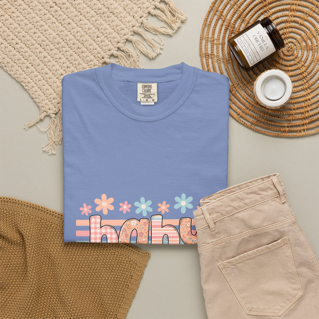 Baby Necessities T-Shirt Baby Event Gift Women Delightful T-Shirt Baby Gear T-Shirt Baby Fan Nursery T-Shirt Party Graphic Light Hues Petals T-Shirt