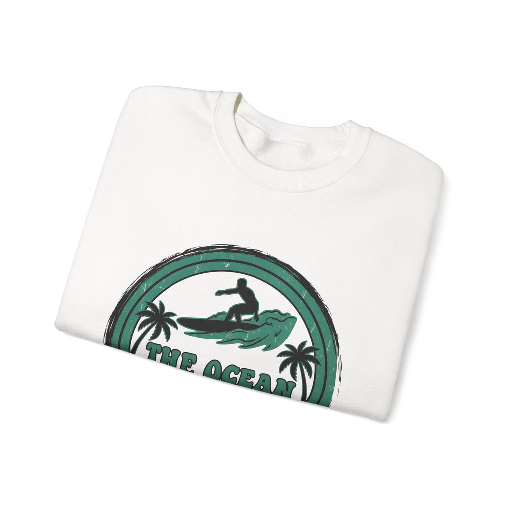 Surfing Surfing Seaside Gift Hand Drawn Surf Surfer Fan Surfing Coastal Sweatshirt