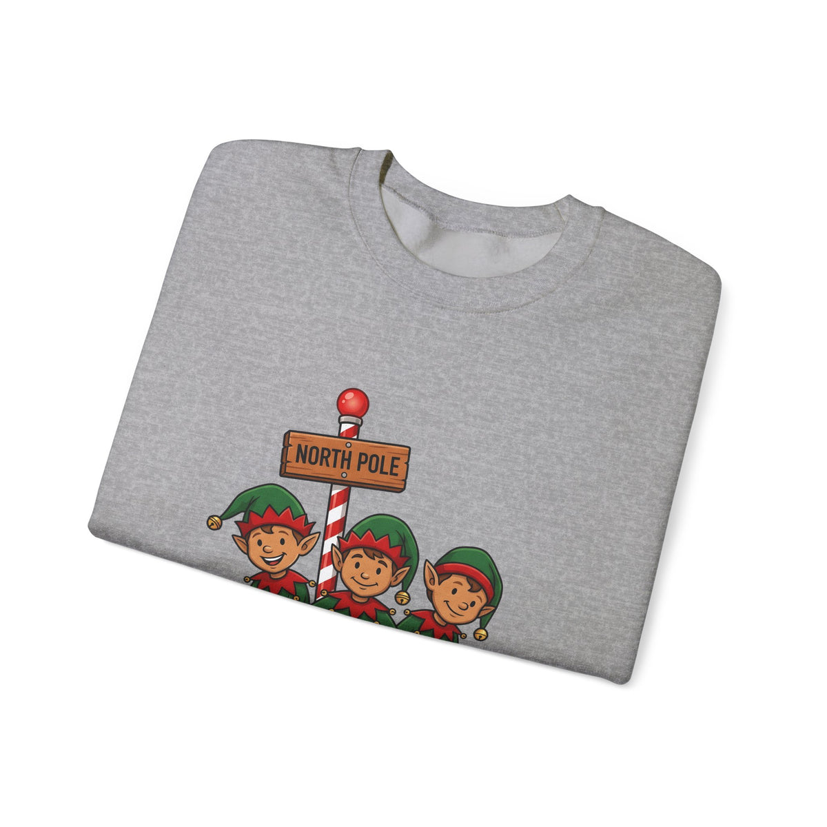 Holiday Elves Sweatshirt Christmas Relatives Gift Women Comic Sweatshirt Elf Sweatshirt Christmas Fan Cartoon Sweatshirt Family Graphic Retro Polar Sign Sweatshirt