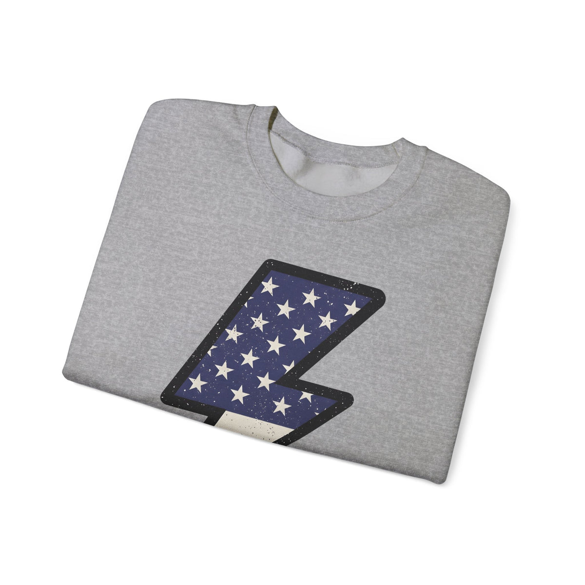 Electric Bolt Sweatshirt 4th Of July Freedom Gift Women Rustic Sweatshirt Lightning Sweatshirt Independence Fan Vintage Sweatshirt Liberty Graphic Nostalgic