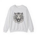 Tiger Face Sweatshirt Tiger Wildlife Gift Women Tribal Sweatshirt Tiger Sweatshirt Tiger Fan Big Cat Graphic Retro Fire Sweatshirt
