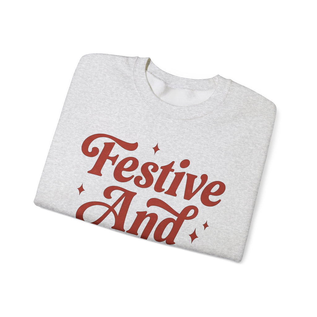 Old Style Text Sweatshirt Christmas Seasonal Gift Women Rustic Sweatshirt Typography Sweatshirt Xmas Fan Holiday Sweatshirt Vintage Graphic Script Twinkles