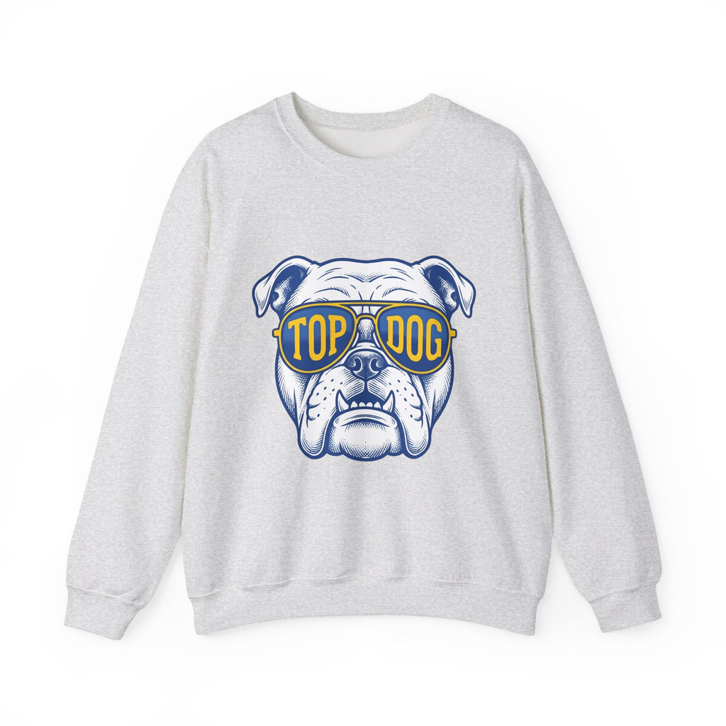 Bulldog Glasses Sweatshirt Funny Pet Gift Women Graphic Sweatshirt Bulldog Sweatshirt Humor Fan Bulldog Design Dog Graphic Classic Aviator Sweatshirt