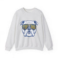 Bulldog Glasses Sweatshirt Funny Pet Gift Women Graphic Sweatshirt Bulldog Sweatshirt Humor Fan Bulldog Design Dog Graphic Classic Aviator Sweatshirt