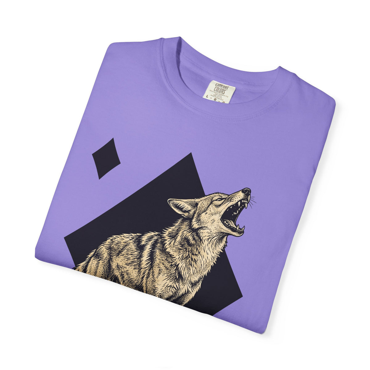 Howling Wolf T-Shirt Wolf Pets Gift Women Sketch T-Shirt Gray Wolf T-Shirt Wolf Fan Canine Graphic T-Shirt Hand Drawn Shape T-Shirt