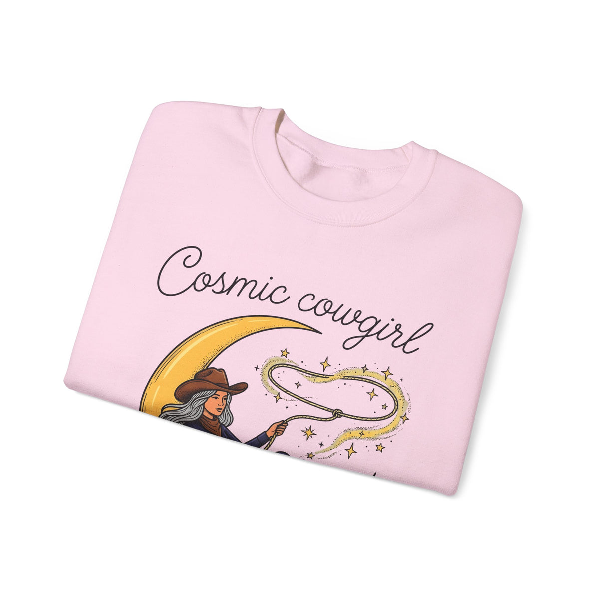 Cowgirl Moon Sweatshirt Cowgirl Cowboy Gift Women Tribal Sweatshirt Moonlight Sweatshirt Rodeo Fan Western Sweatshirt Cowboy Graphic Rustic Shining Stars