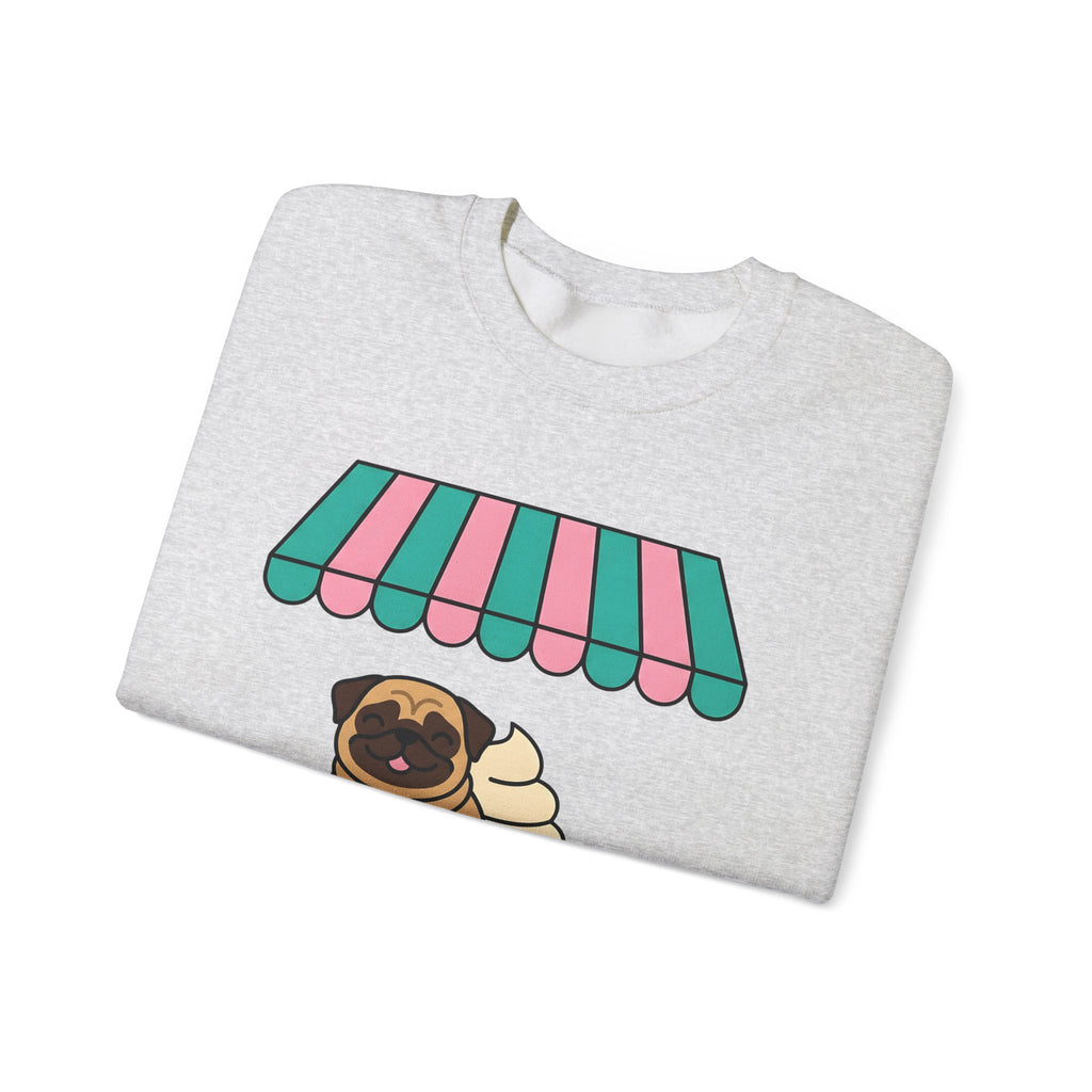Pug Coffee Sweatshirt Sweatshirt Dog Java Gift Women Sweet Sweatshirt Coffee Sweatshirt Sweatshirt Dog Fan Coffee Sweatshirt Java Graphic Animation Bean Pile Sweatshirt