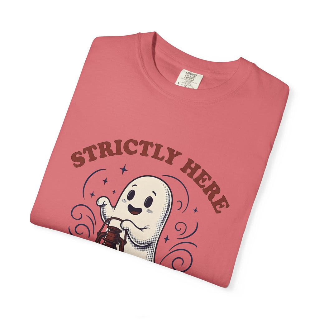 Cute Ghost Halloween Party Gift Cartoon Specter Spooky Fan Boo Vintage Lantern T-Shirt