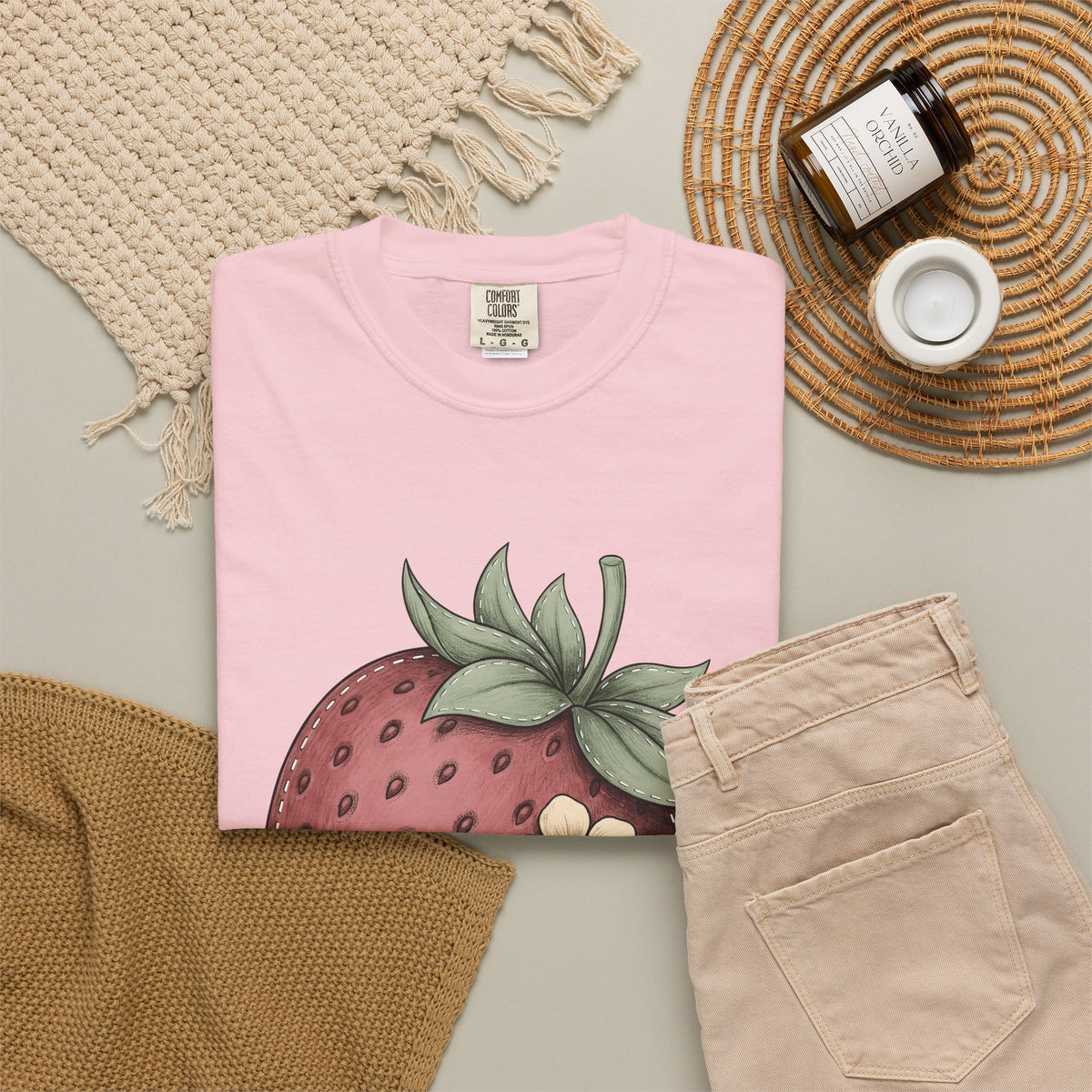 Strawberry Design T-Shirt Moms Harvest Gift Women Garden T-Shirt Fruit T-Sh