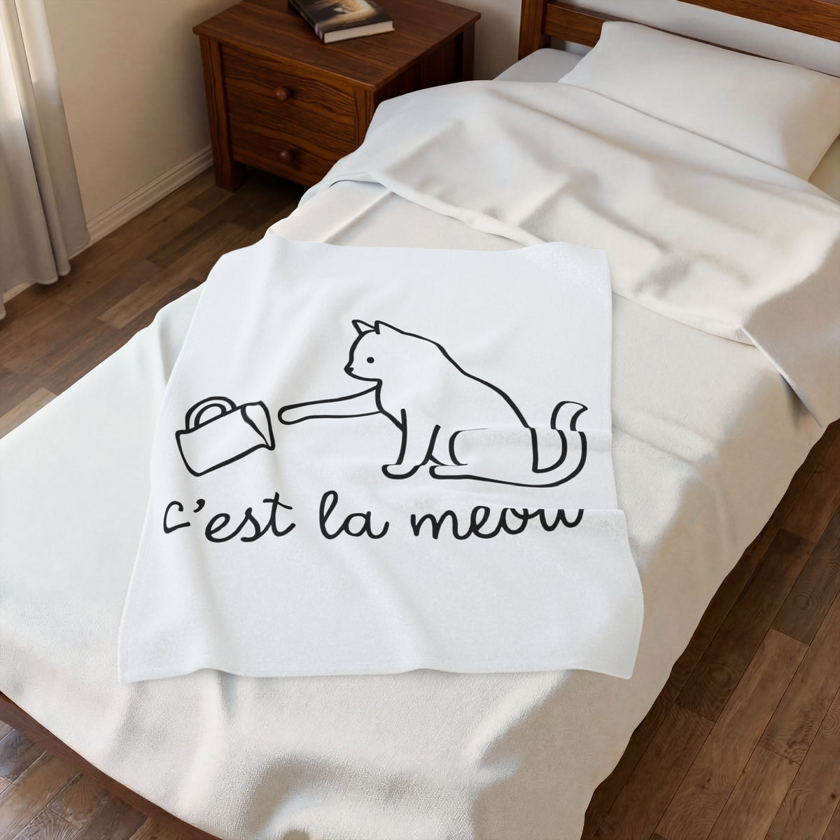 Cat Blanket Cat Joke Gift Women Simple Blanket Kitten Blanket Feline Fan Cat Blanket Humor Graphic Sketch Blanket Blanket