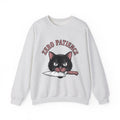 Black Kitten Sweatshirt Halloween Gothic Gift Women Retro Sweatshirt Kitten Sweatshirt Horror Fan Dark Sweatshirt Gothic Graphic Sketch Blade Sweatshirt