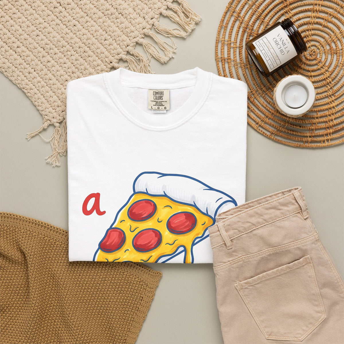 Pizza Piece T-Shirt Funny Cuisine Gift Women Comic T-Shirt Pizza Slice T-Shirt Humor Fan Cartoon T-Shirt Food Graphic Sketch Salami T-Shirt