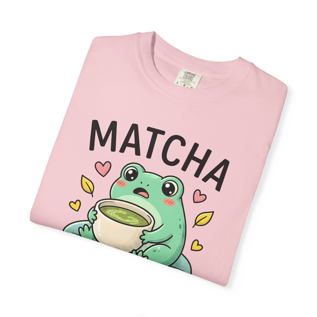 Frog Tea T-Shirt Coffee Animal Gift Women Kawaii T-Shirt Toad Drink T-Shirt Coffee Fan Creature Graphic T-Shirt Cartoon Hearts T-Shirt