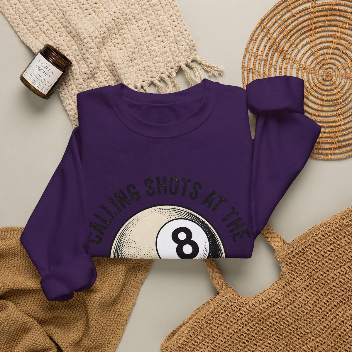 Billiard Ball Billiards Lounge Gift Retro Pool Ball Billiard Fan Vintage Bar Classic Heart Sweatshirt