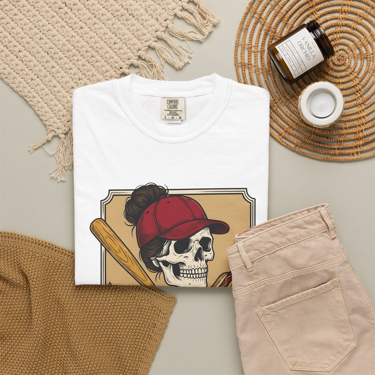 Bones Baseball Mom T-Shirt Baseball Mom Game Gift Women Classic T-Shirt Skeleton T-Shirt Mom Fan Retro T-Shirt Sports Graphic Doodle Frankfurter